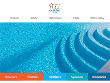 Tablet Screenshot of poollogic.com